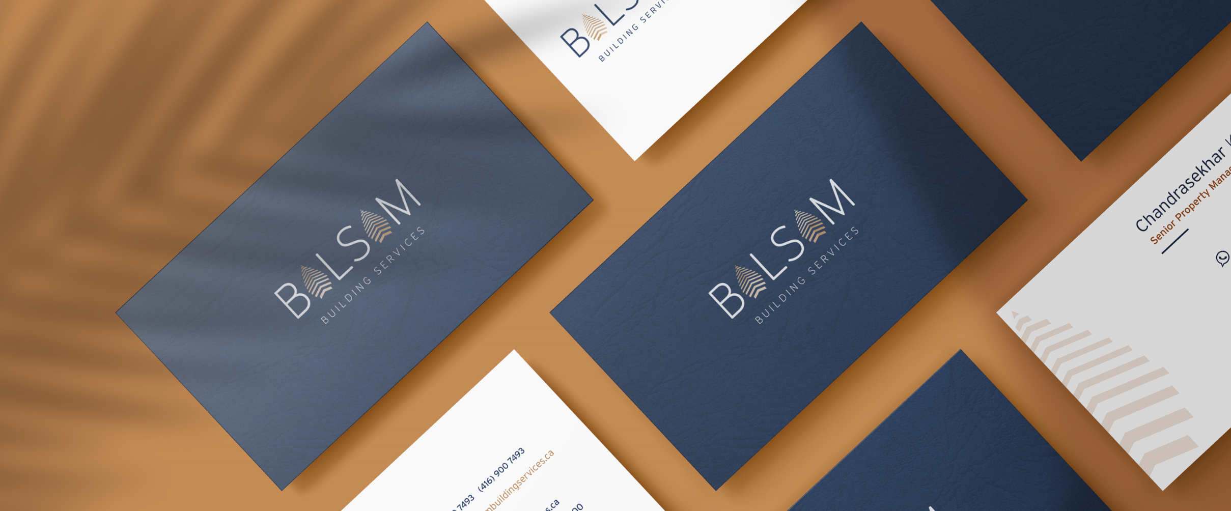 Visiting Card for Client Balsam Building Services